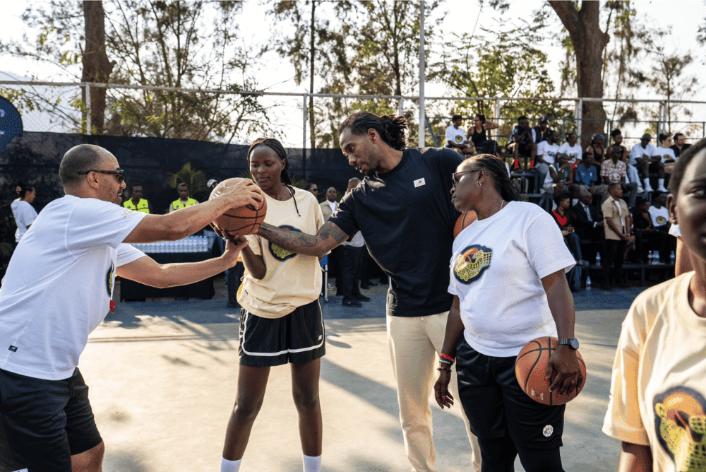 Kawhi at Giants of Africa event